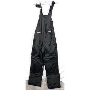 Sno Rider Dry Tech Challenger Bib Overalls Snow Pants Nylon Womens Black XS